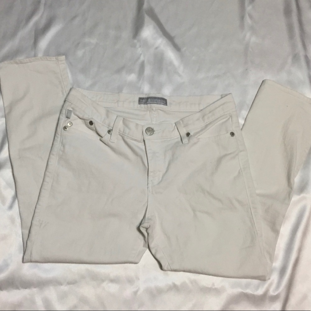 Rock and republic white capri jeans